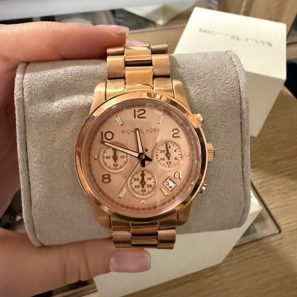 Michael Kors Rose Gold Bracelet Watch
